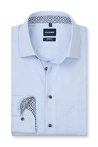 Olymp Luxor Modern Fit Royal Oxford Shirt - Light Blue