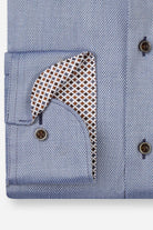 Olymp Luxor Modern Fit Royal Oxford Shirt - Navy