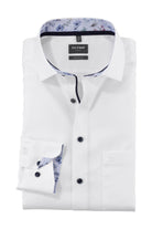 Olymp Luxor Modern Fit Shirt with Trim - White