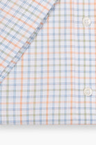 Olymp Luxor Modern Fit Short Sleeve Check Shirt - Green/Blue
