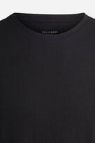 Olymp Modern Fit Crew Neck 2 Pack T-Shirt - Black