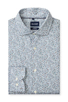 Olymp Modern Fit Smart Business Ditsy Floral Shirt - Sage
