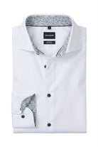 Olymp Modern Fit Smart Business Soft Plain Shirt - White
