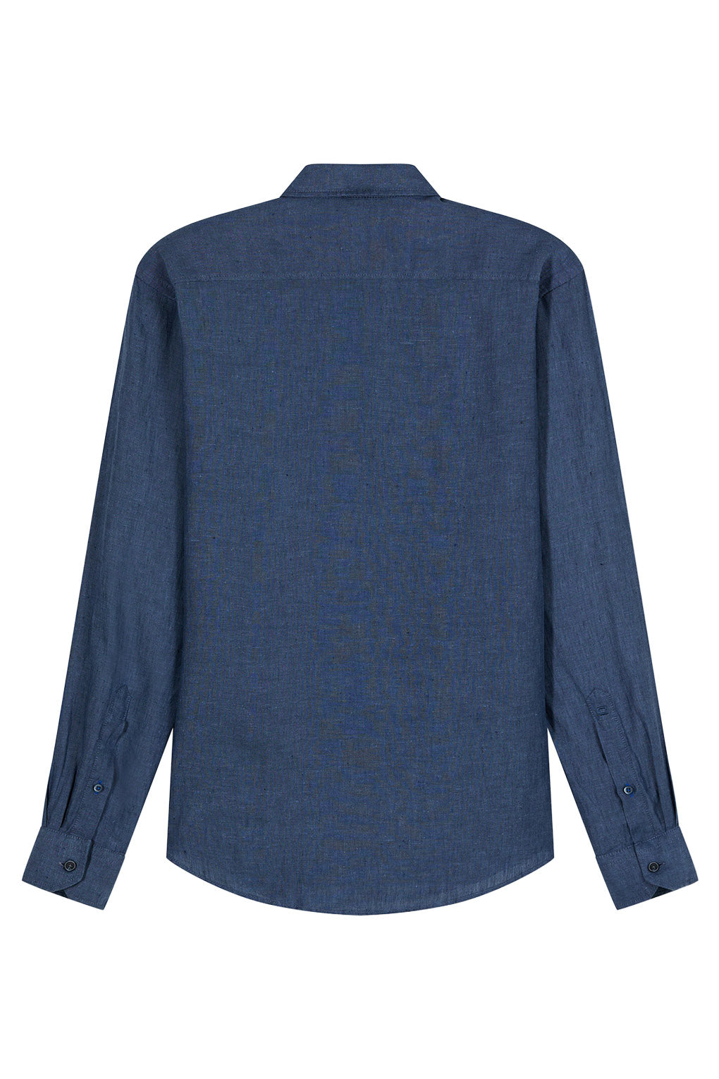Olymp Regular Fit Pure Linen Shirt - Royal Blue