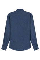 Olymp Regular Fit Pure Linen Shirt - Royal Blue