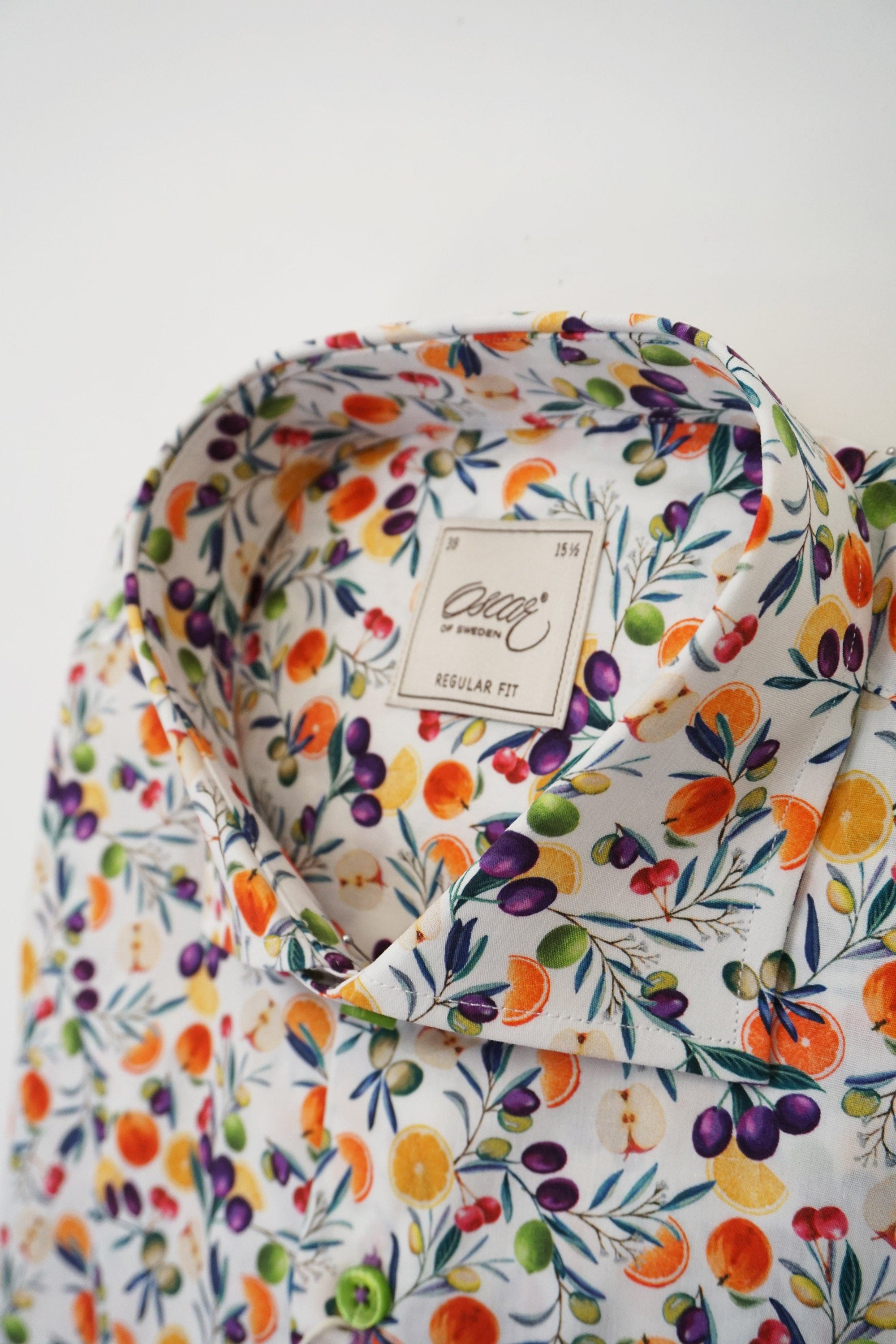 Oscar Pure Cotton Fruit Print Shirt -  Multi