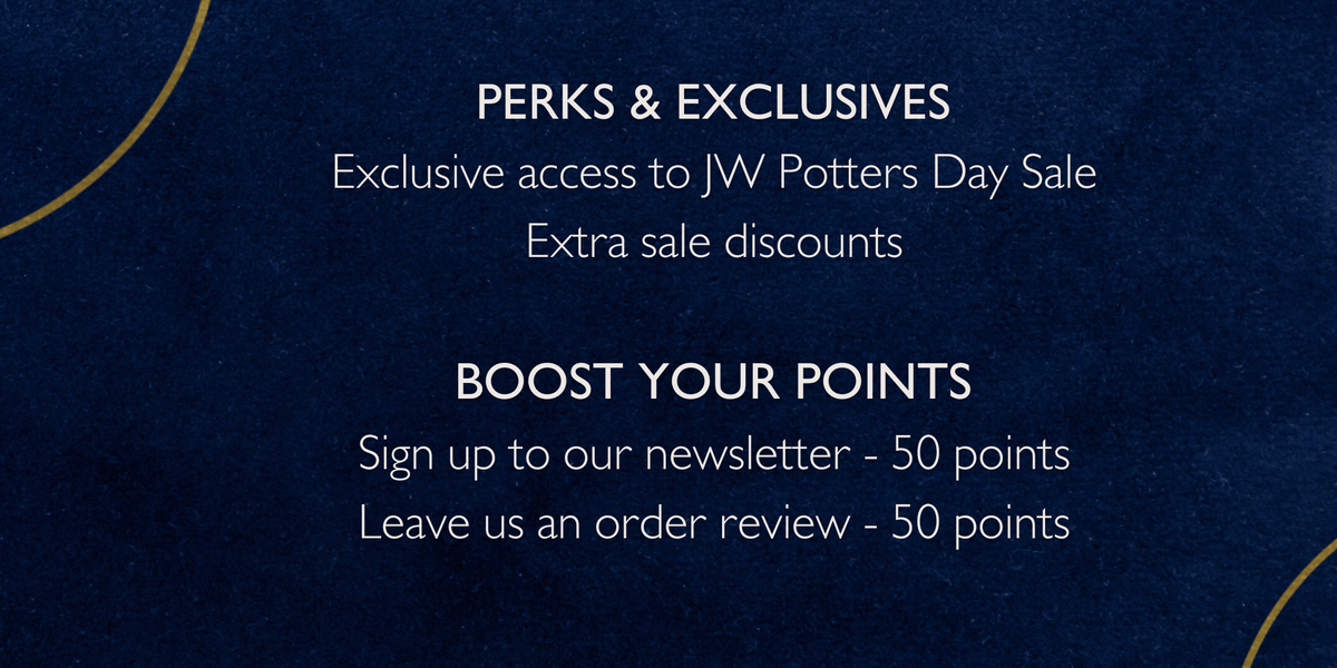 Boost Perks. Sign Potters Rewards – Potters of Buxton