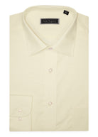 Peter England Non-Iron Plain Shirt - Ecru