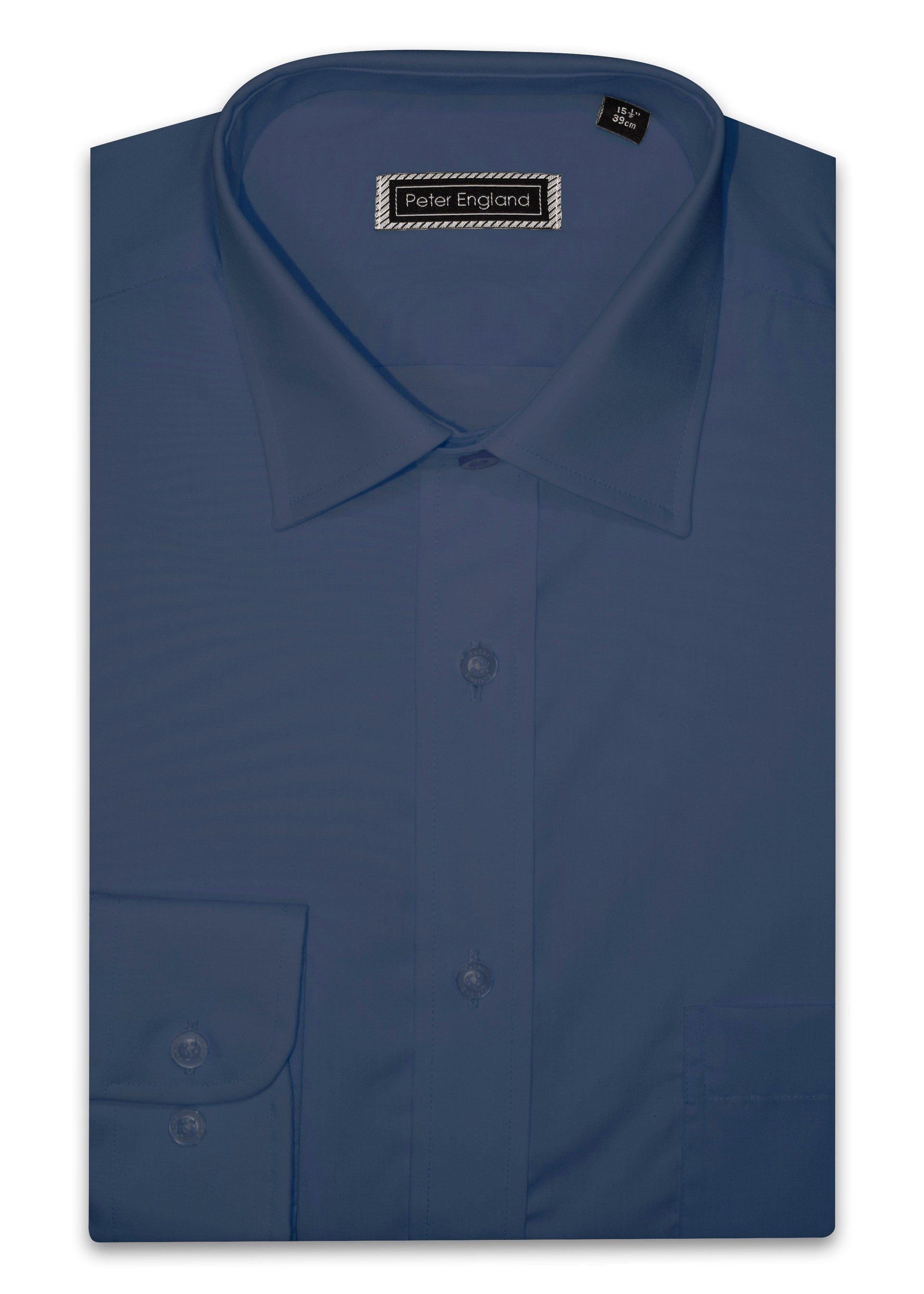 Peter England Non-Iron Plain Shirt New Navy – Potters of Buxton