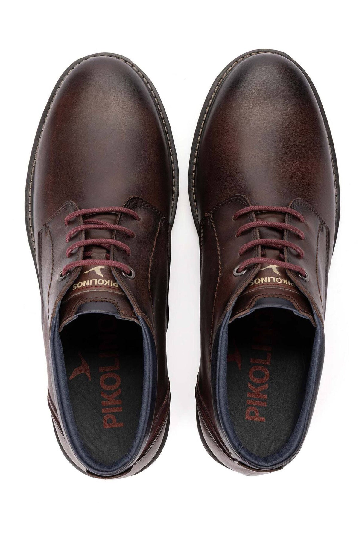 Pikolinos Berna Leather Ankle Boots - Olmo