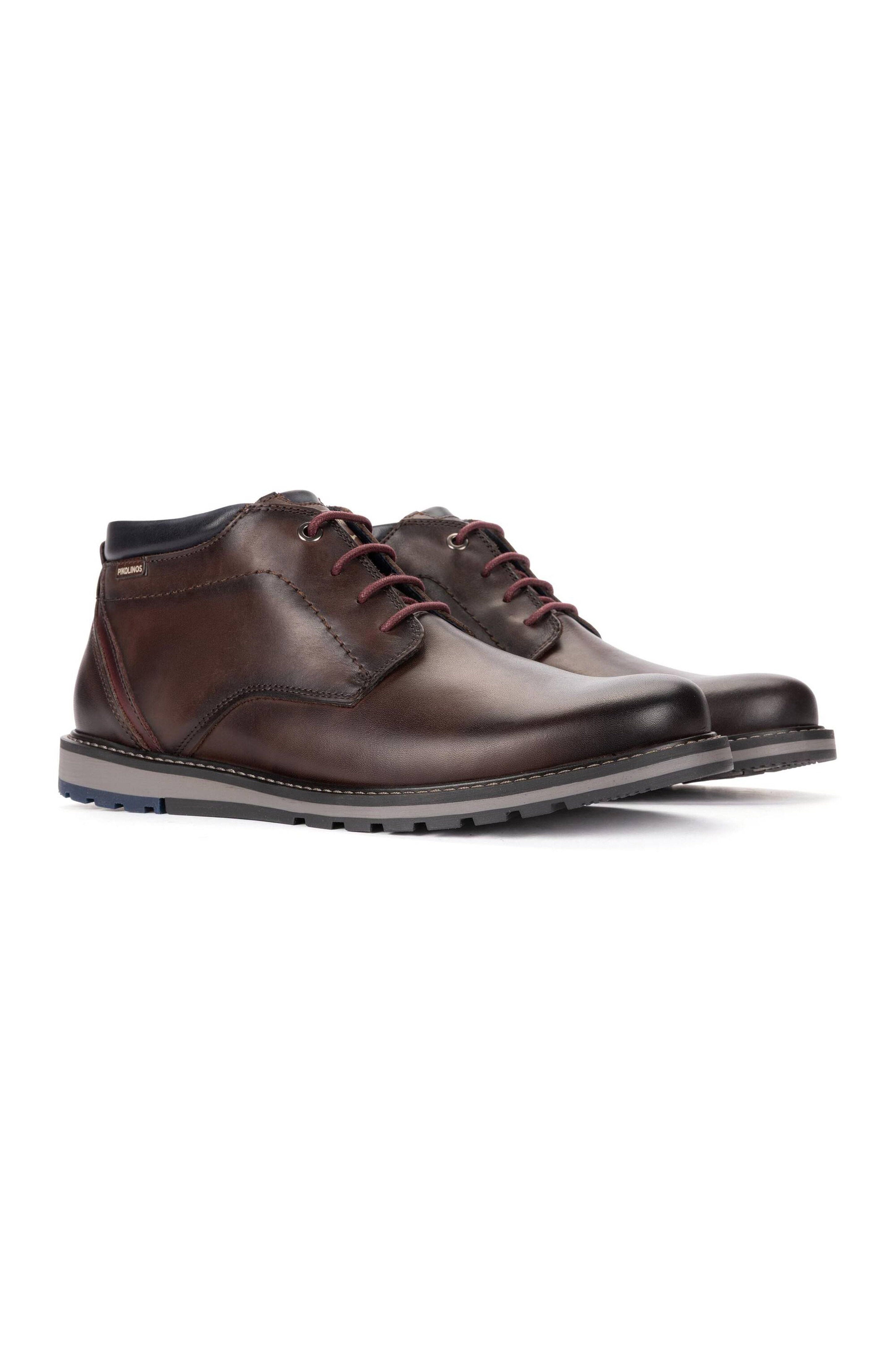 Pikolinos Berna Leather Ankle Boots - Olmo