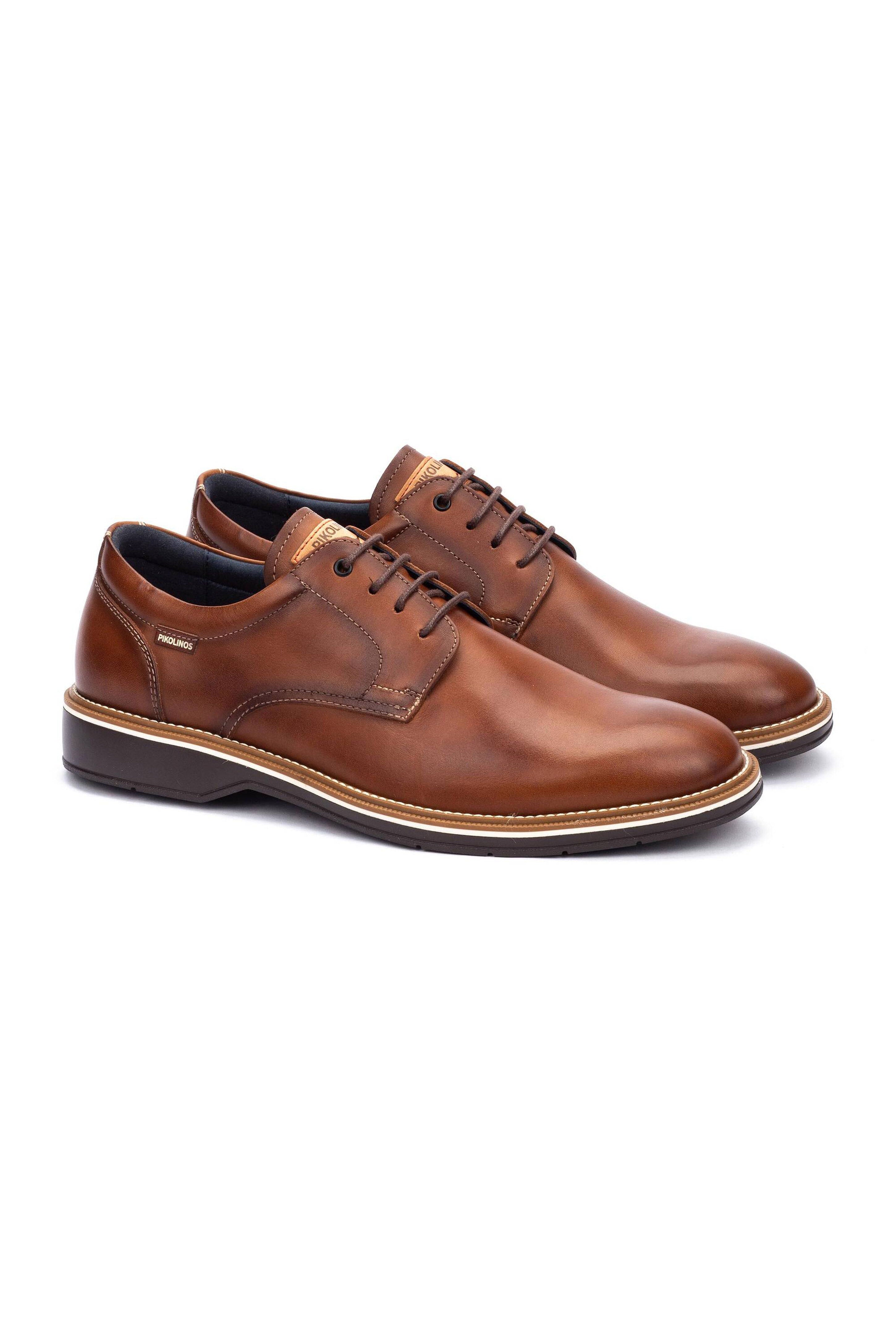 Pikolinos Carlet Lace Up Leather Shoes - Cuero