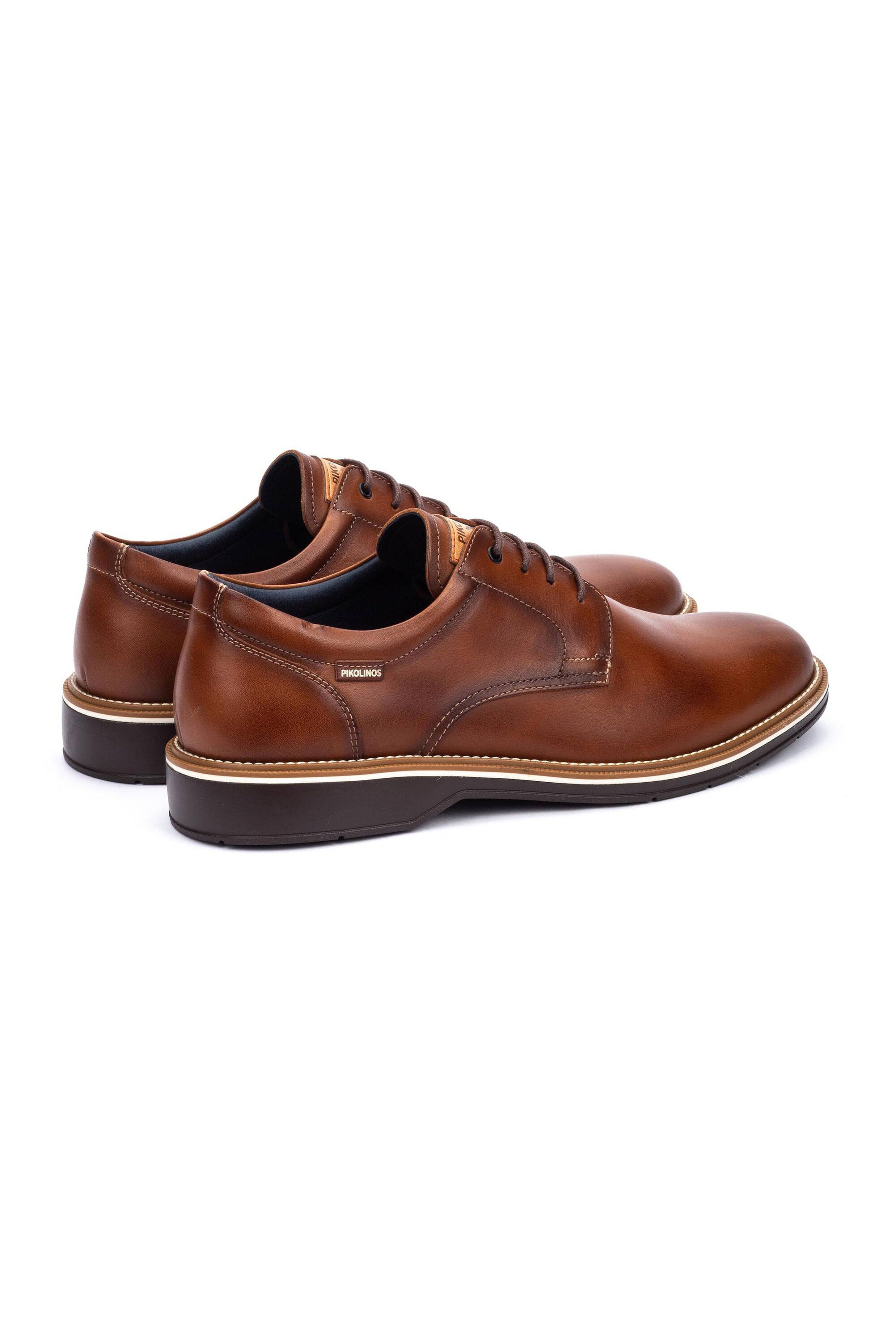 Pikolinos Carlet Lace Up Leather Shoes - Cuero