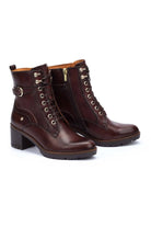 Pikolinos Llanes Leather Heeled Ankle Boot - Caoba