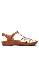 Pikolinos P Vallarta Leather Detail Sandals - Nata