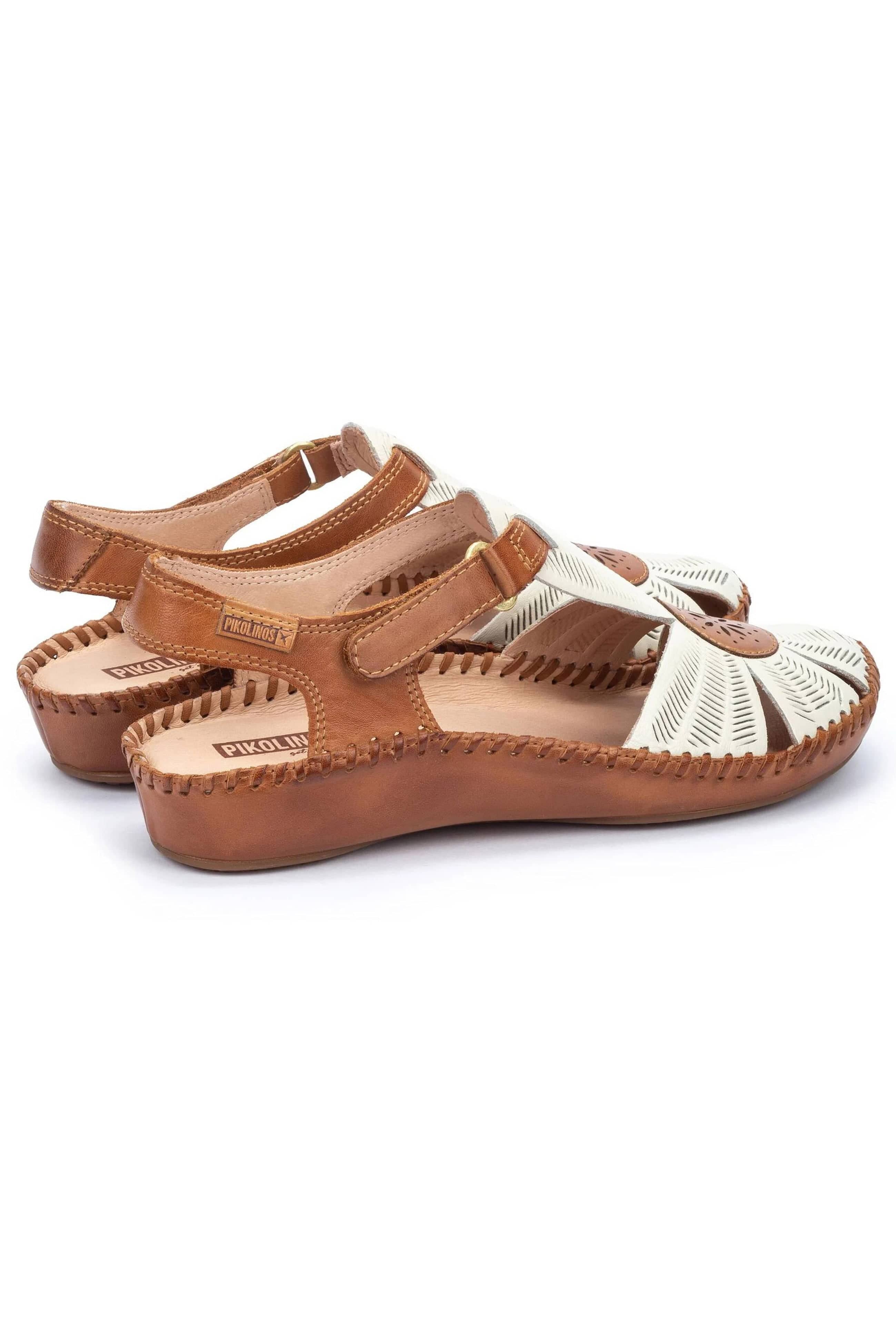 Pikolinos P. Vallarta Leather Sandals - Nata