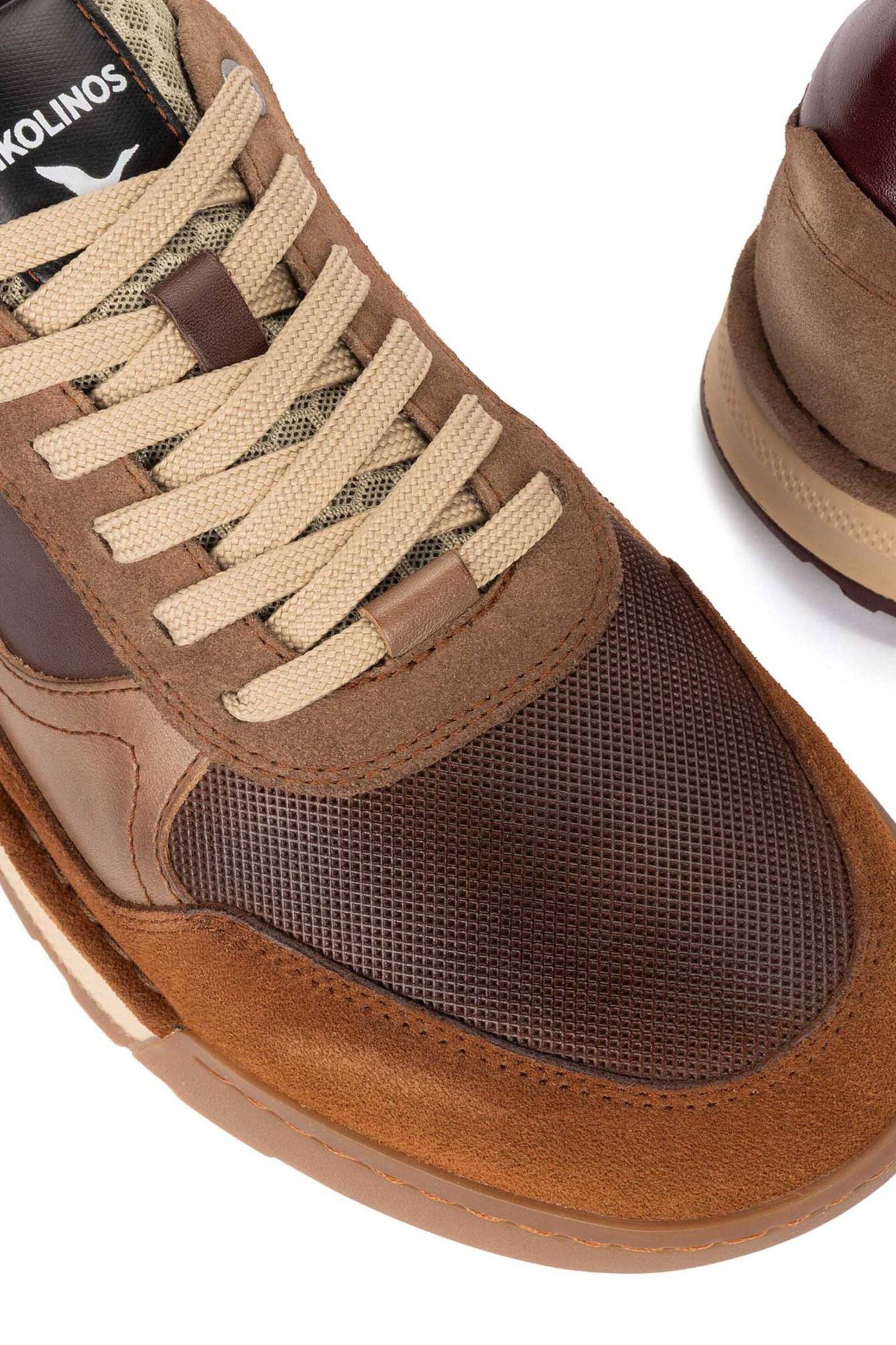 Pikolinos Teide Leather Trainers - Olmo
