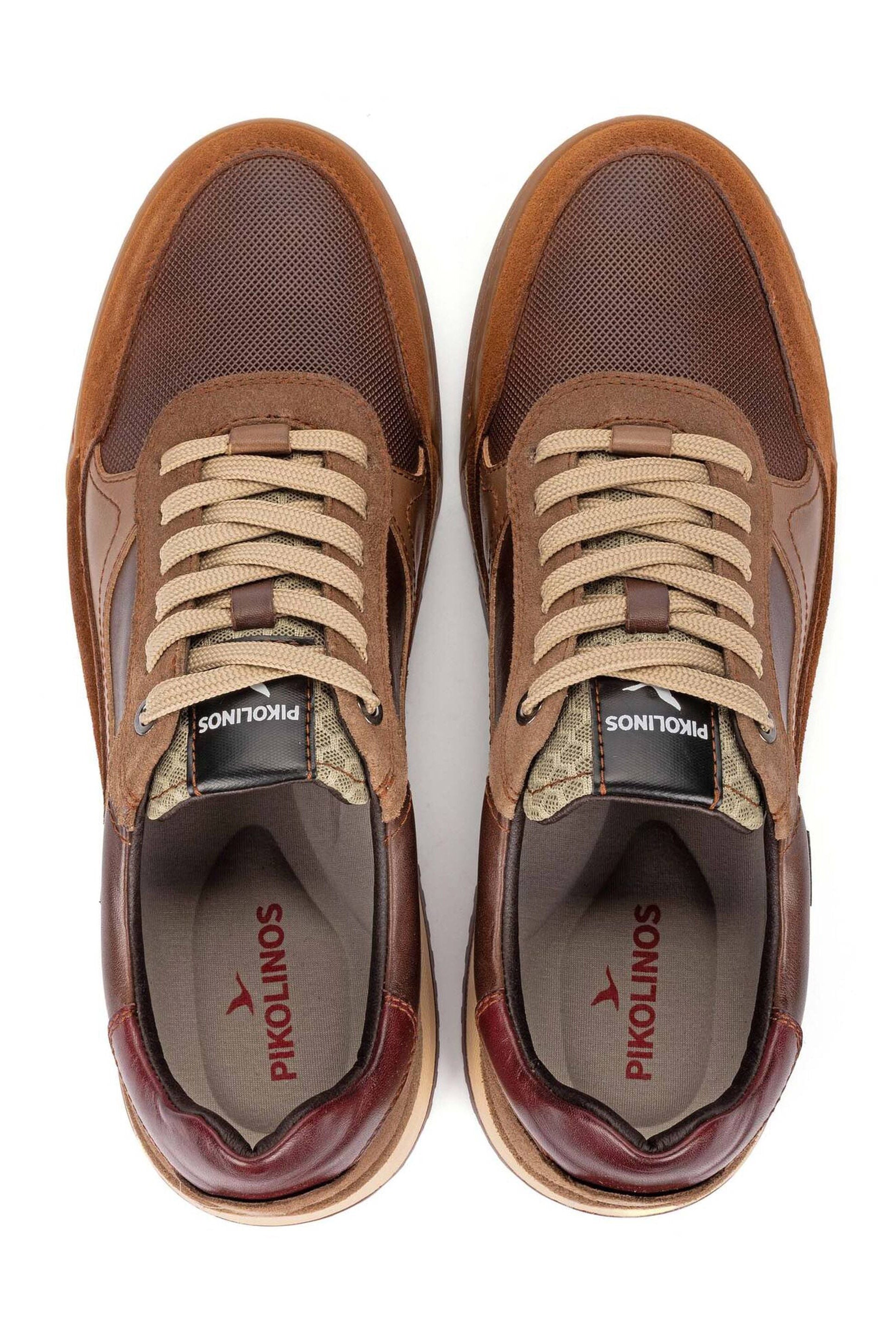 Pikolinos Teide Leather Trainers - Olmo