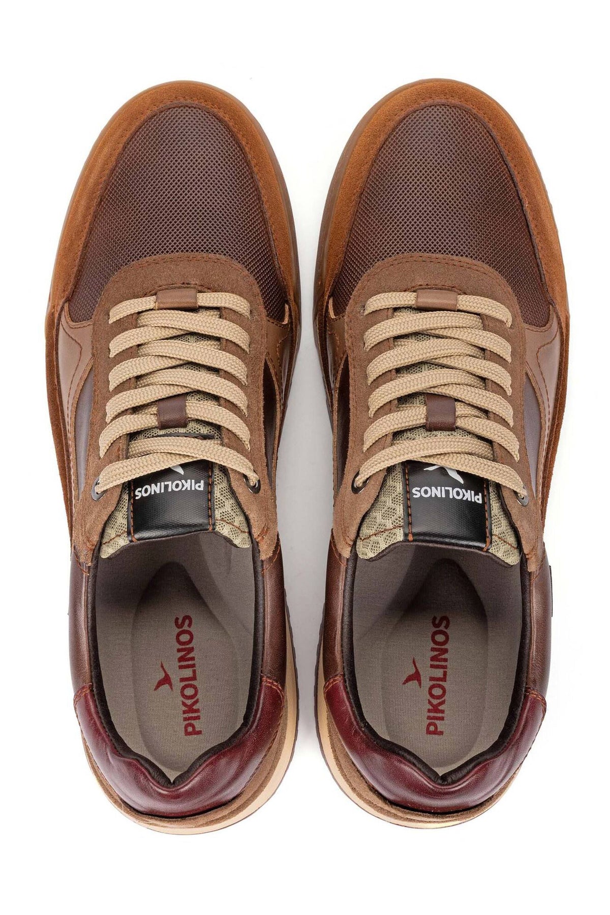 Pikolinos Teide Leather Trainers - Olmo