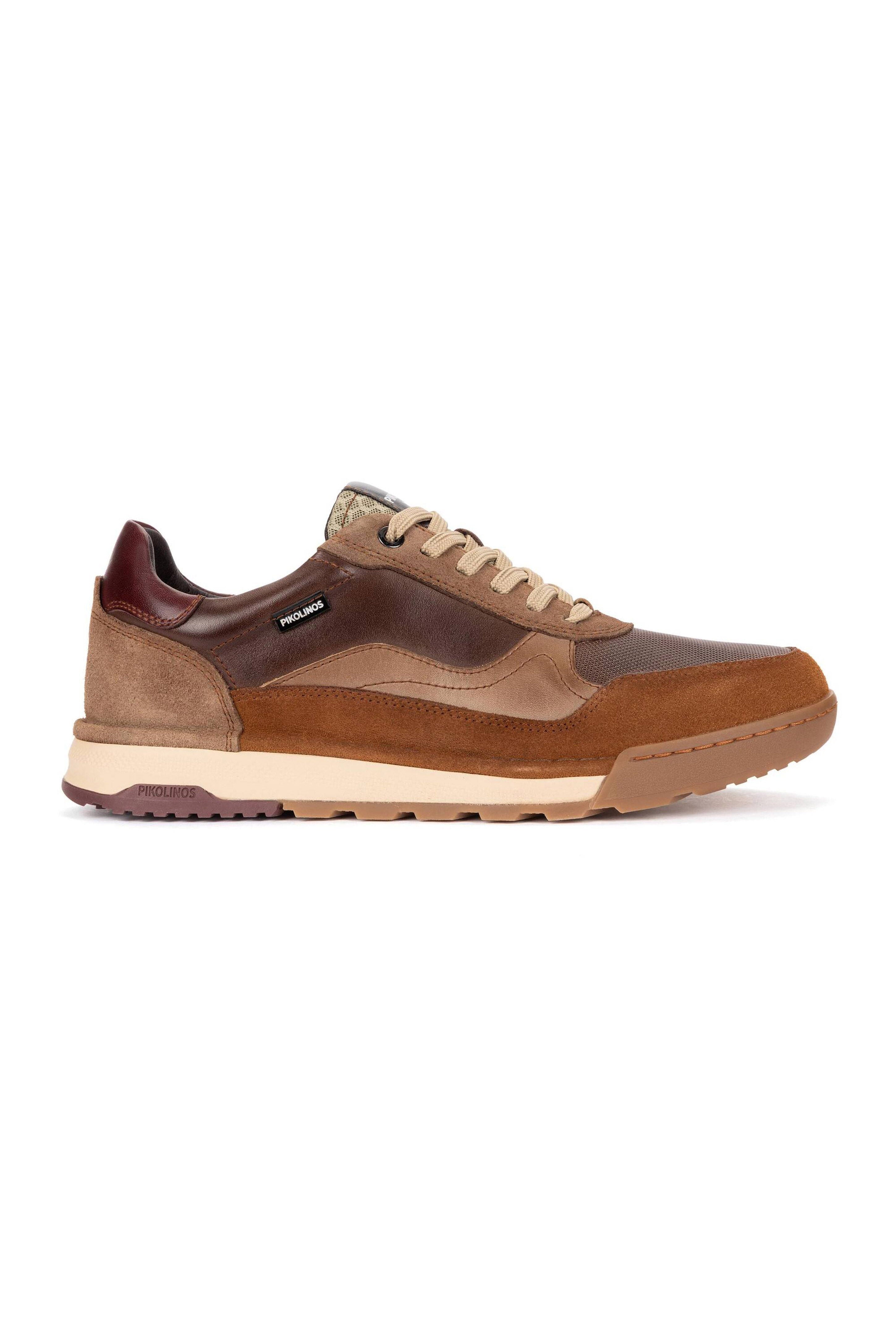 Pikolinos Teide Leather Trainers - Olmo