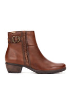Pikolinos Utiel Leather Heeled Ankle Boots - Cuero