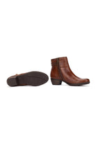 Pikolinos Utiel Leather Heeled Ankle Boots - Cuero