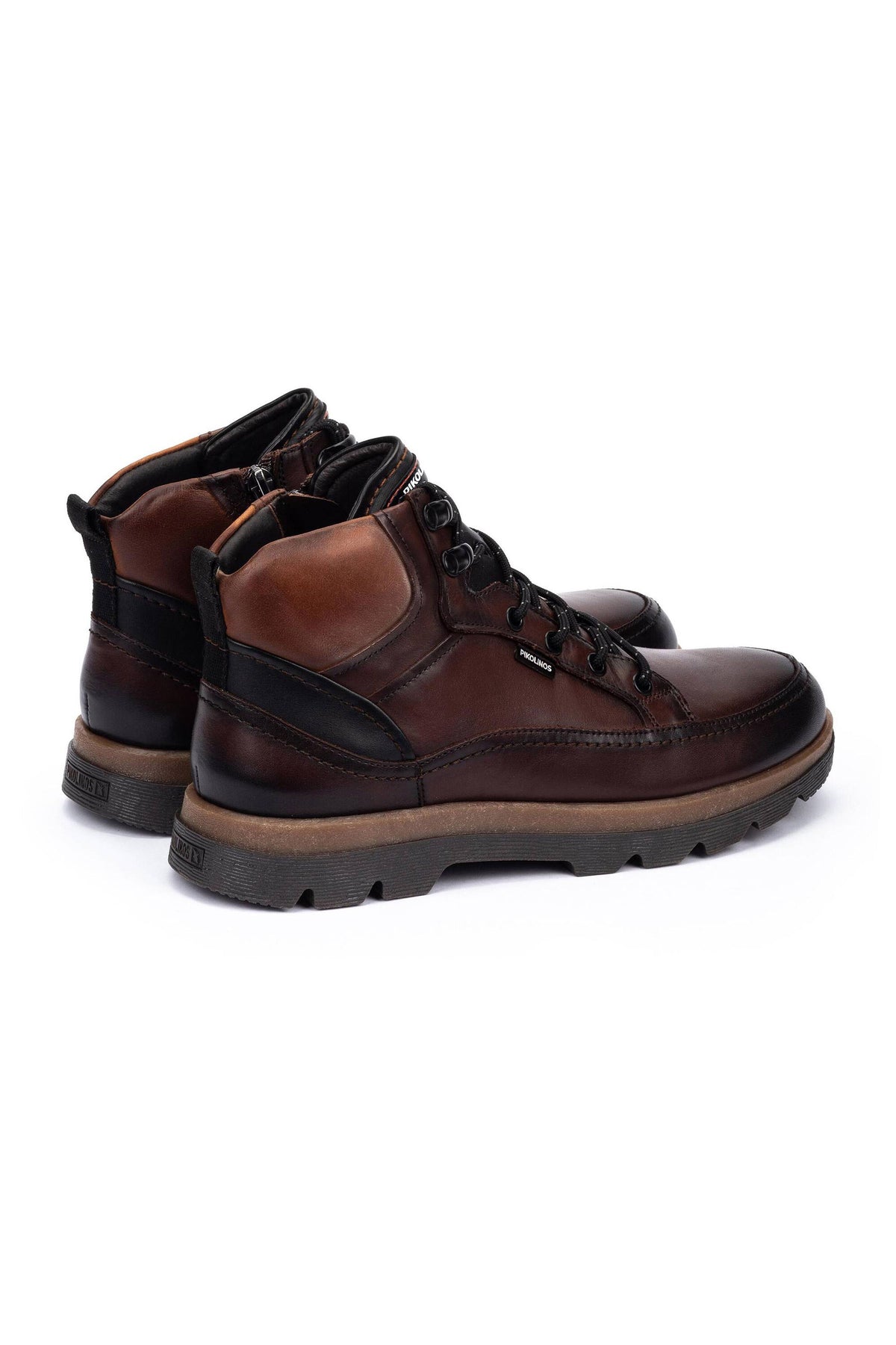 Pikolinos Vigo Leather Ankle Boots - Olmo