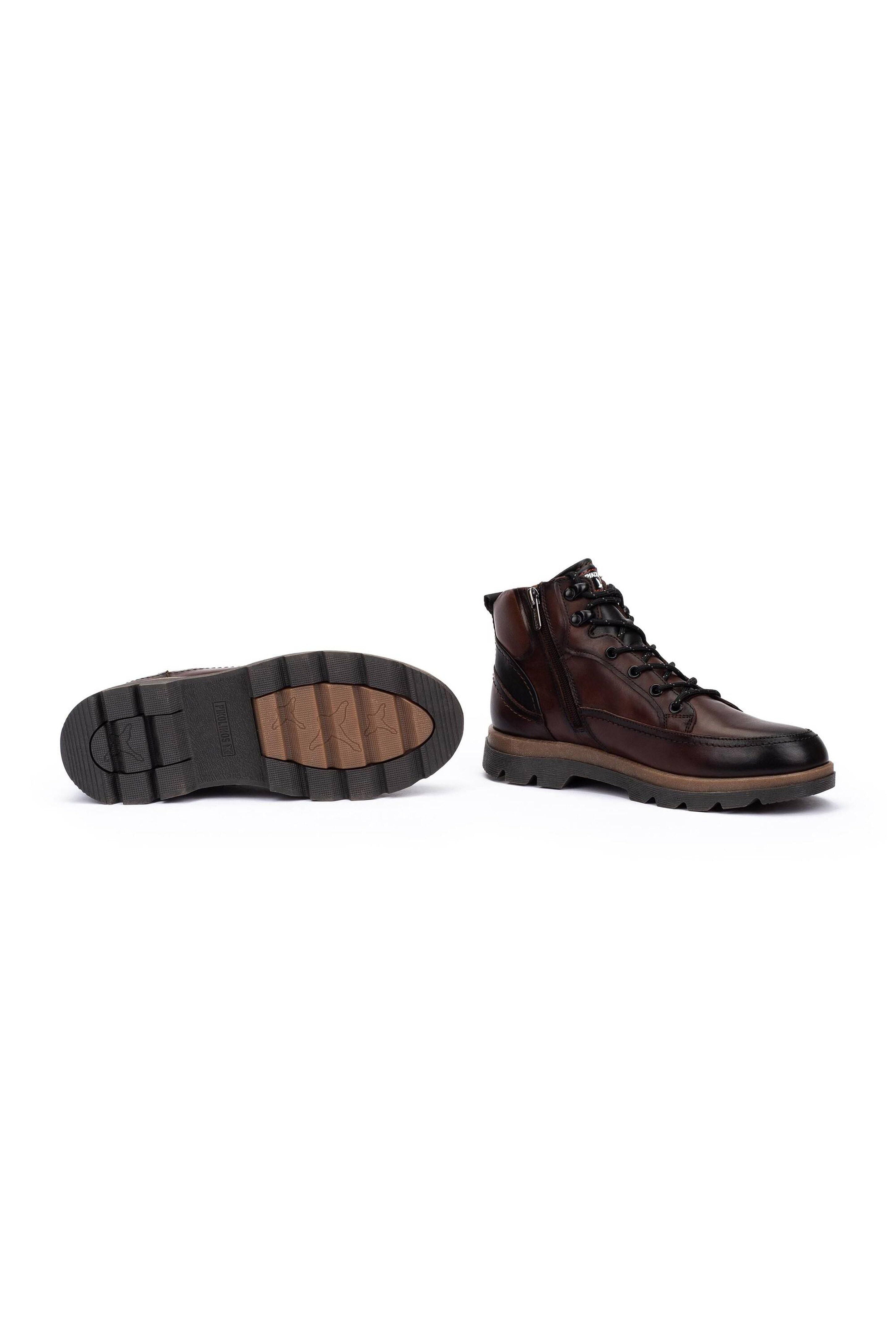 Pikolinos Vigo Leather Ankle Boots - Olmo