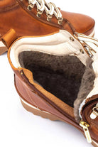 Pikolinos Vigo Leather Lace Up Ankle Boots - Brandy