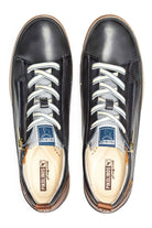 Pikolinos Vigo Leather Trainers with Lace and Zip - Ocean