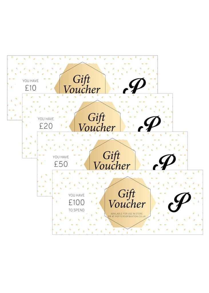 Potters of Buxton - Gift Card