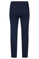 Robell Bella 09 Straight Ankle Grazer Jeans - Navy