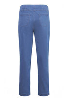 Robell Bella 09 Straight Ankle Grazer Jeans - Sea Blue