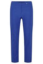 Robell Bella 09 Straight Ankle Grazer Trousers - Ultra Marine