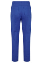 Robell Bella 09 Straight Ankle Grazer Trousers - Ultra Marine