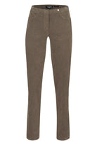 Robell Bella 29" Fine Needlecord Trousers - Camel