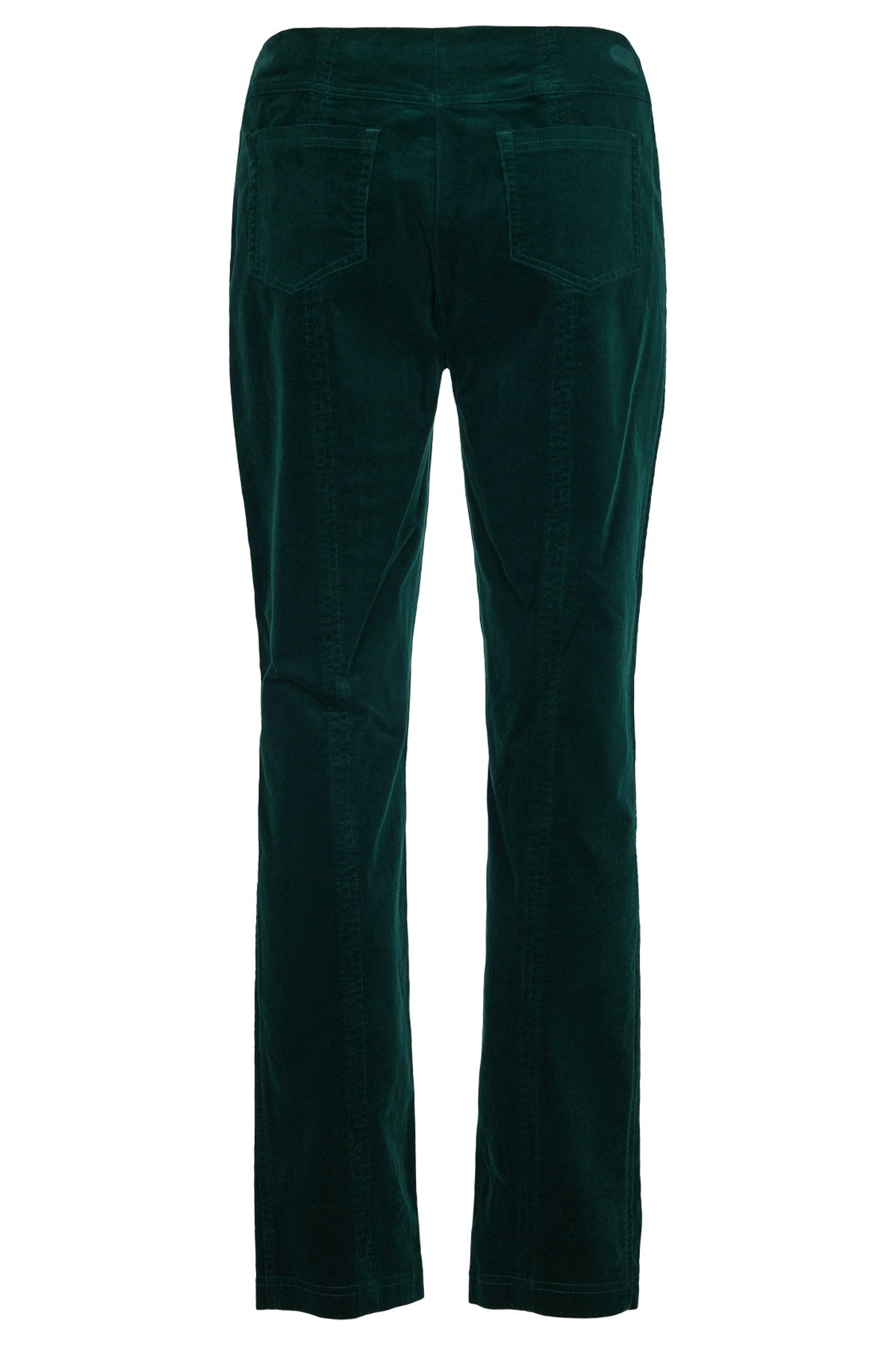 Robell Bella 29" Fine Needlecord Trousers - Dark Green