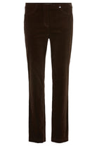 Robell Bella 29" Fine Needlecord Trousers - Toffee