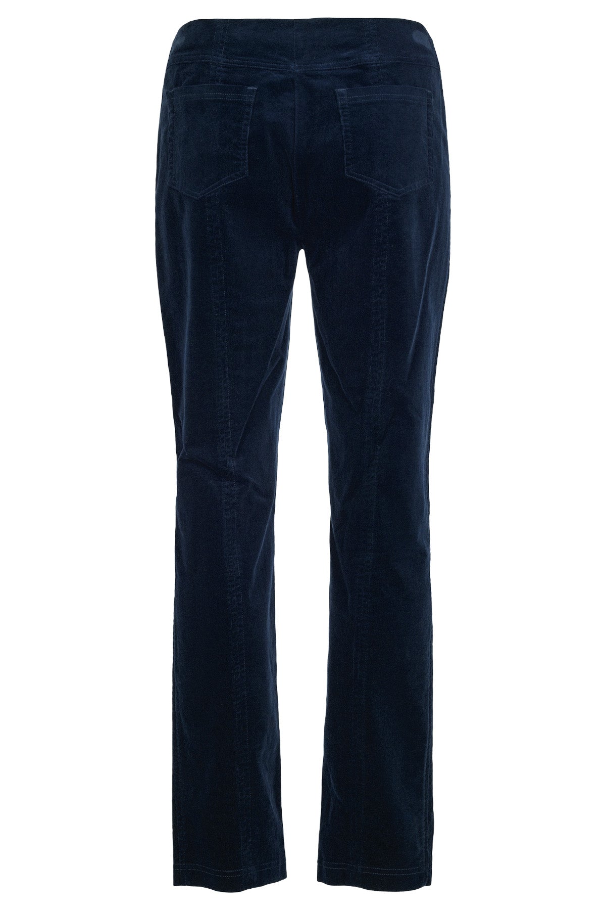 Robell Bella 29" Leg Fine Needlecord Trousers - Navy
