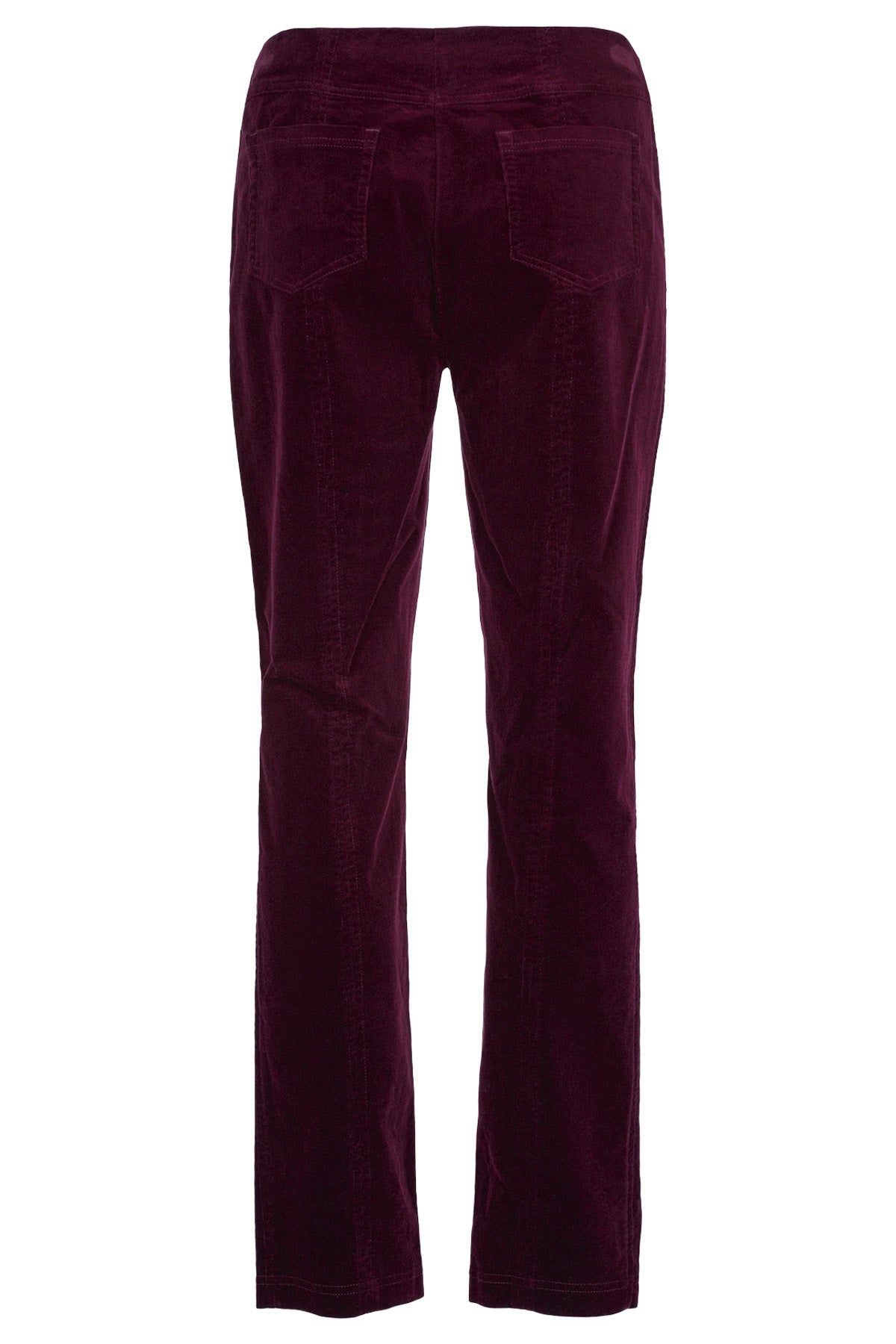 Robell Bella 29" Leg Fine Needlecord Trousers - Sangria