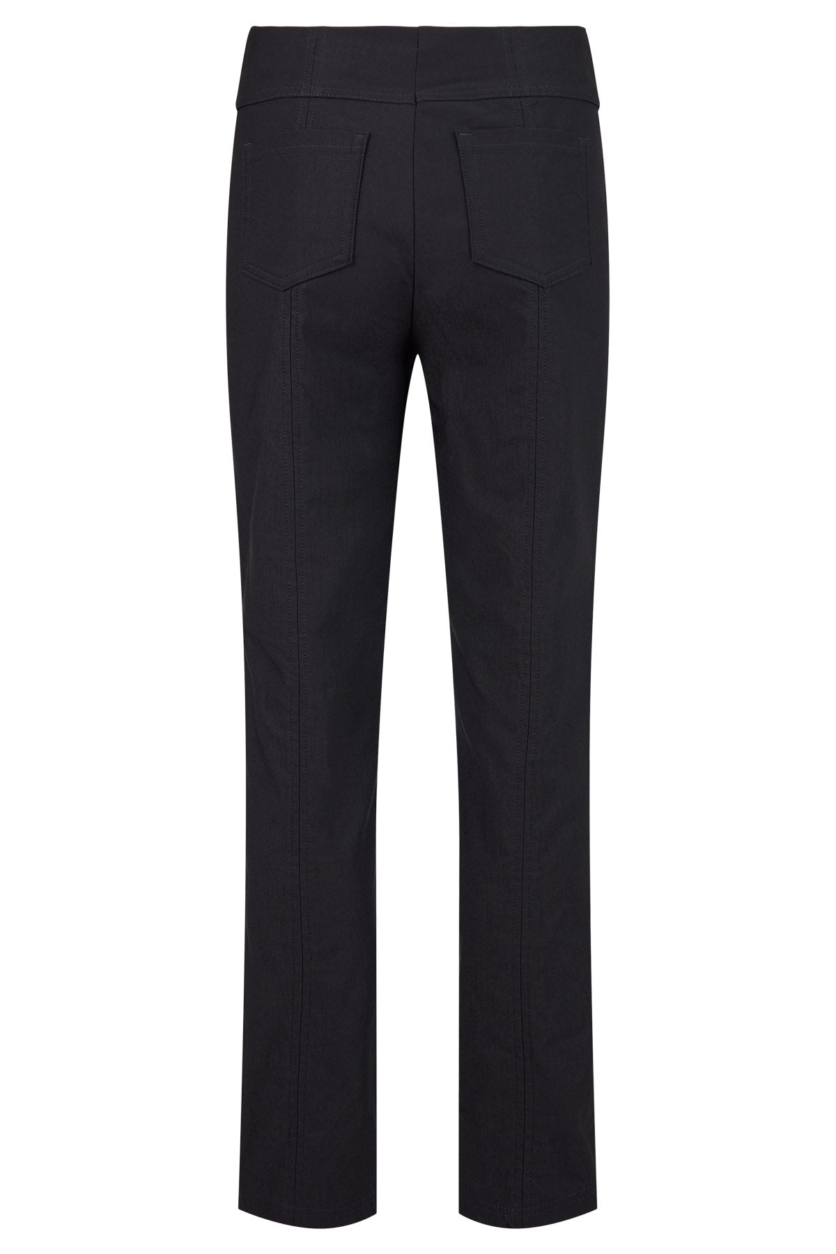 Robell Bella 29" Leg Fleece Lined Winter Weight Trousers - Black