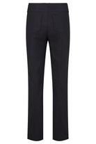 Robell Bella 29" Leg Fleece Lined Winter Weight Trousers - Black