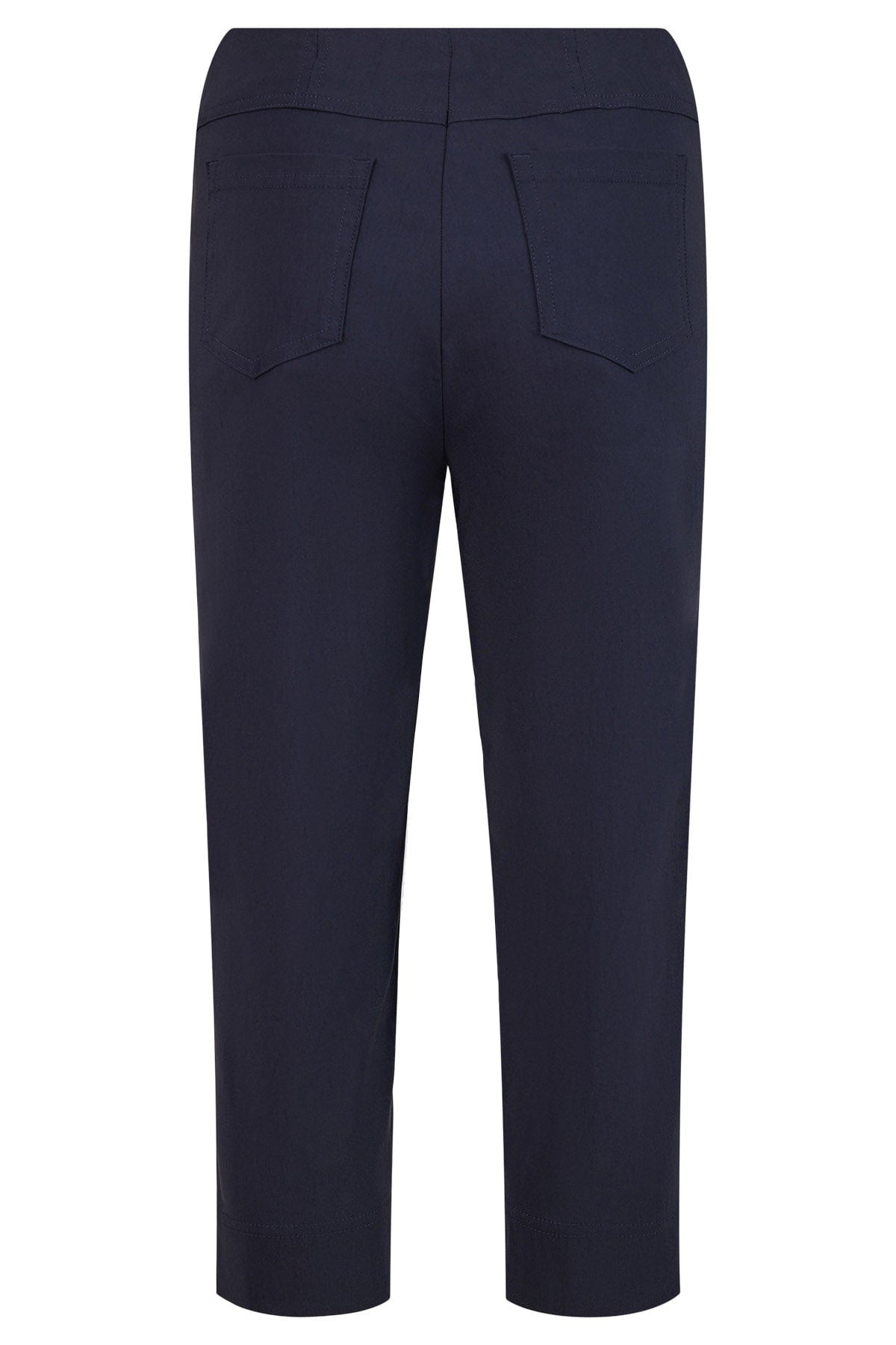 Robell Bella P 07 Cropped Trousers - Navy