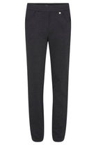 Robell Bella P 29" Leg Winter Jersey Trousers - Dark Grey