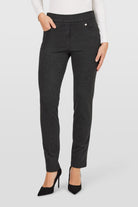 Robell Bella P 29" Leg Winter Jersey Trousers - Dark Grey
