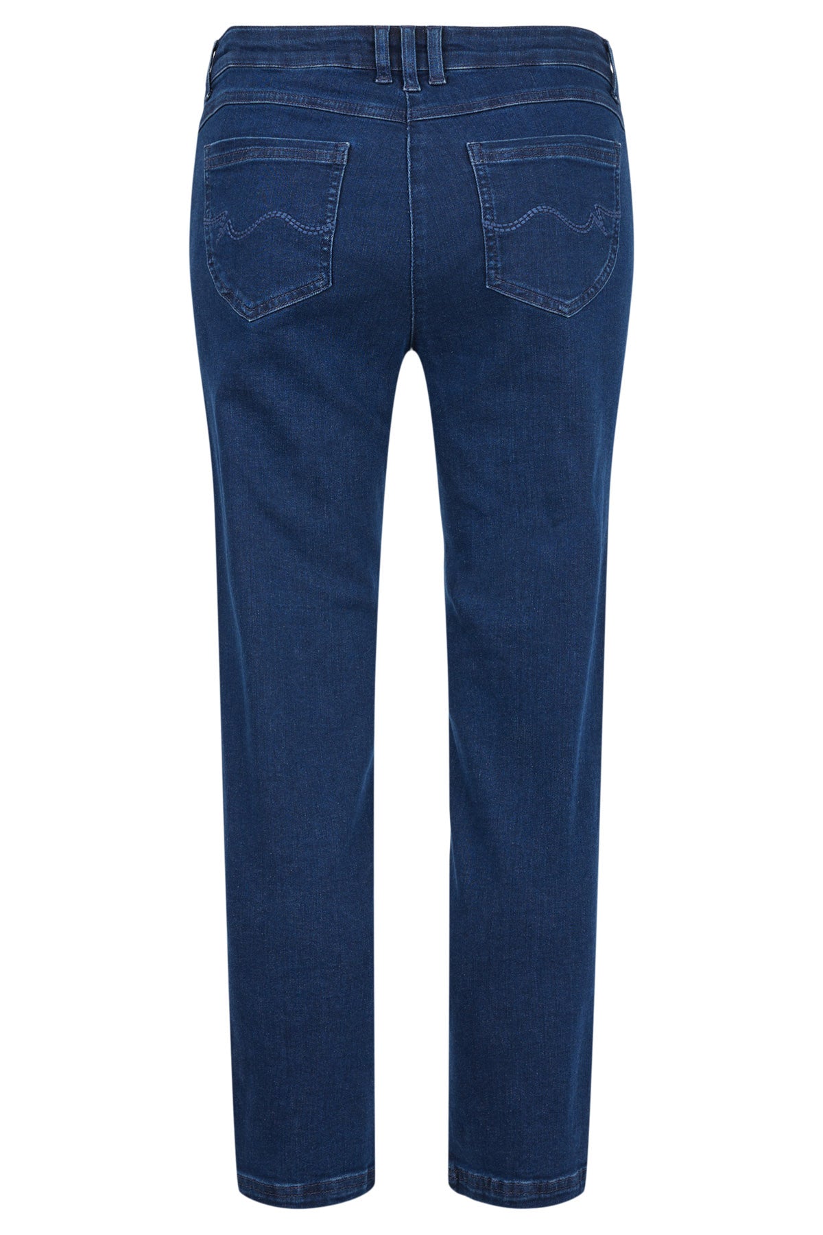 Robell Elena 09 27" Leg Stretch Denim Trousers - Deep Cobalt Blue