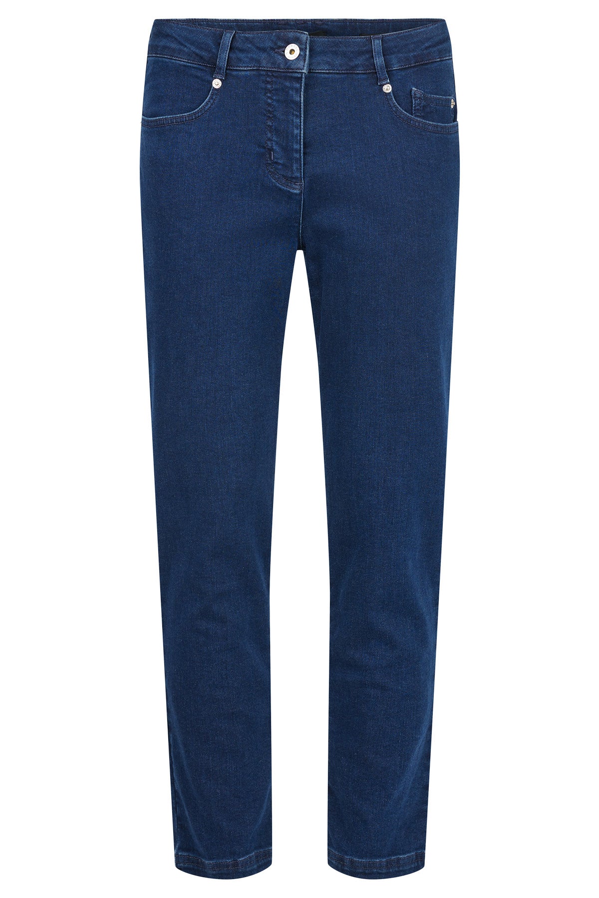 Robell Elena 09 27" Leg Stretch Denim Trousers - Deep Cobalt Blue