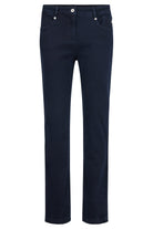 Robell Elena 31.5" Leg Stretch Denim Trousers - Navy