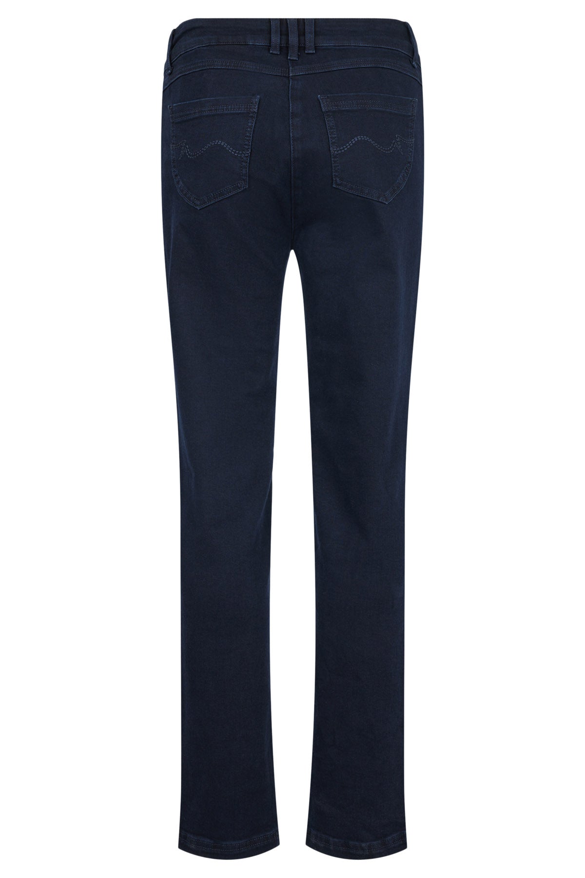 Robell Elena 31.5" Leg Stretch Denim Trousers - Navy