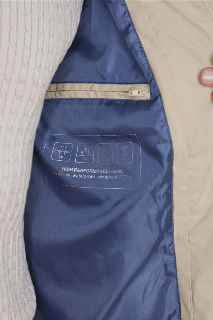 S4 Jackets Santiago Waterproof Coat with Removable Insert - Straw